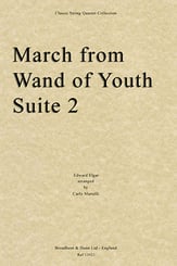 March from Wand of Youth Suite Two String Quartet Score cover